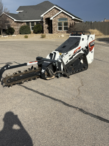 Trencher With Skidsteer